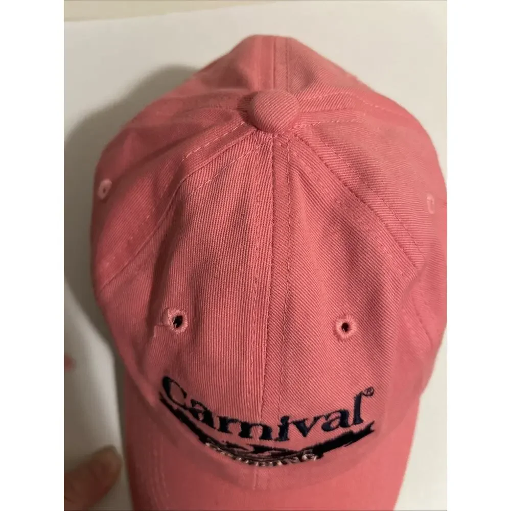 Carnival Cruise Women's Cap DMR Classic Headwear Adjustable Hook And Loop Strap
